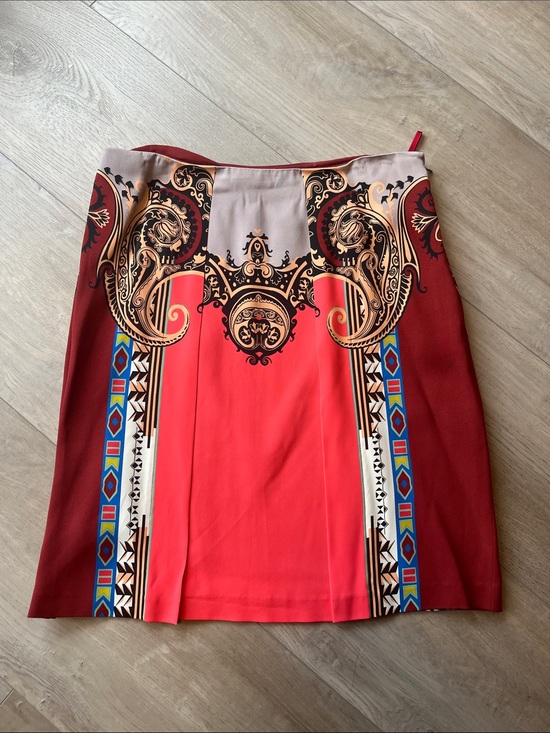 Etro Dresses & Skirts - ETRO Pink & Burgundy Knee-Length Skirt – Italian Size 46 (US 10)